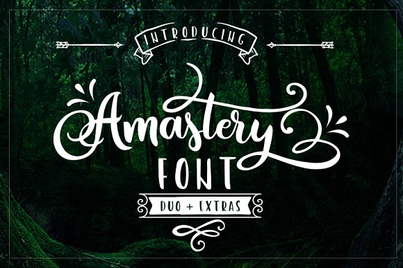 Amastery Font Duo for Modern Web Design