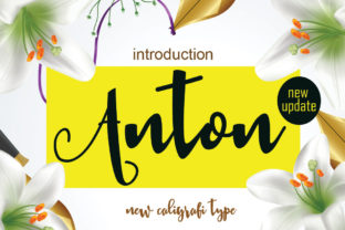 Anton: A Fluid Script Font for Creative Makers