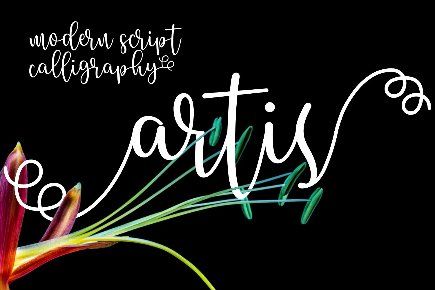 Artis Script Font for Handmade and Commercial Projects