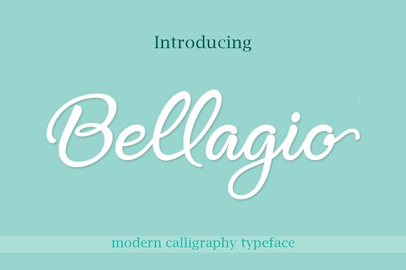 Bellagio Script Font for Modern Branding and Design