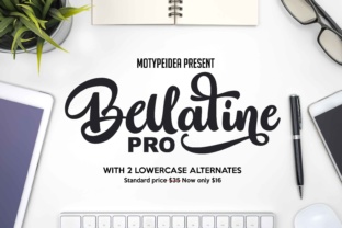 Bellatine: A Bold Script Font for Handmade Creations