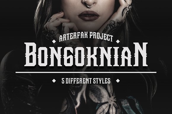 Bongoknian: A Serif Font with Character for Editorial Design
