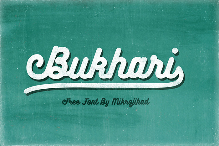 Bukhari Script: A Bold Font for Branding and Design