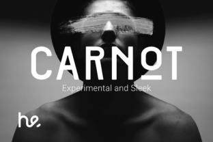 Carnot: A Bold Display Font for Creative Product Design