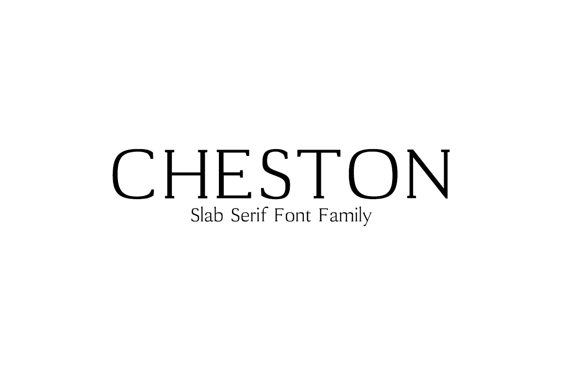 Cheston Slab Serif Font for Handmade Creations