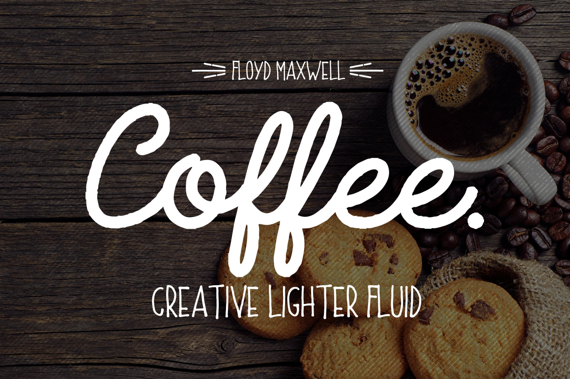 Coffee Font Extras: A Script Handwritten Font for Warm, Modern Web Design