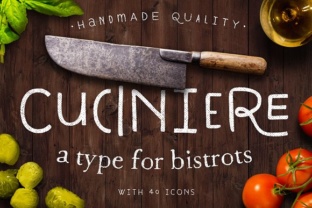 Cuciniere: A Display Font for Editorial Design and Branding
