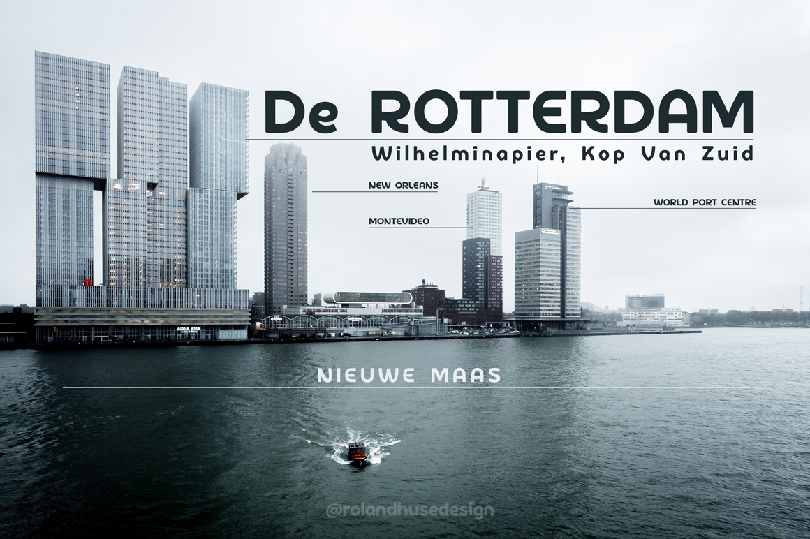 De Rotterdam: A Modern Sans Serif Font for Editorial Design