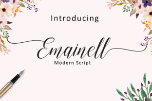 Emainell: A Timeless Script Font for Creative Projects