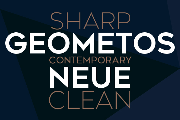 Geometos Neue: A Sharp Display Font for Digital Marketing