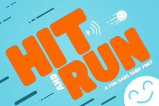 Hit and Run: A Bold Sans Serif Font for Creative Projects