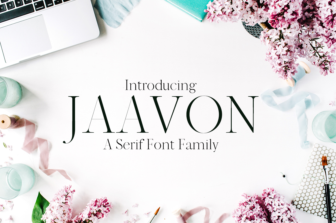 Jaavon Serif Font for Polished Branding and Professional Design