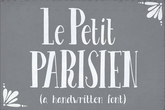 Le Petit Parisien: A Handwritten Font for Timeless Branding