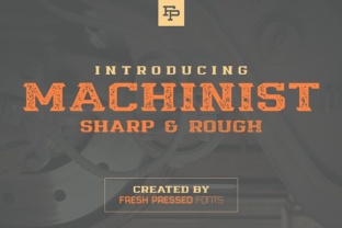 Machinist: A Display Font That Elevates Handmade Design