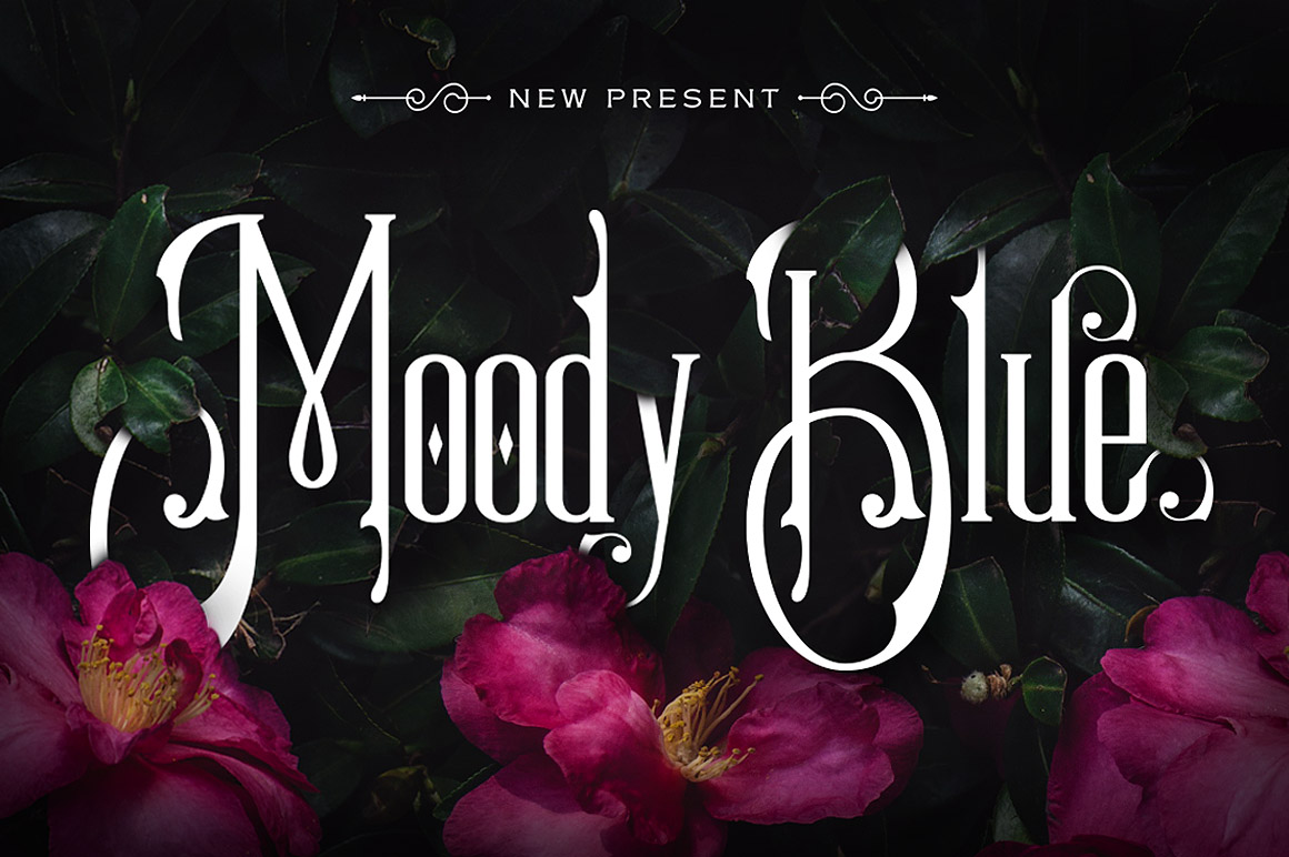 Moody Blue Font Download and Design Guide