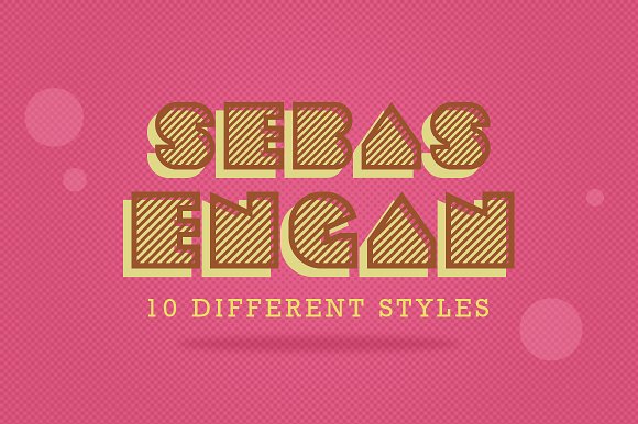Sebasengan: A Versatile Display Font for Creative Projects