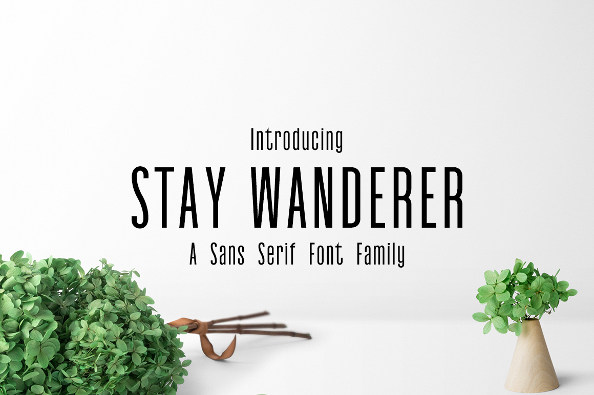 Stay Wanderer: A Simple Font That Elevates Your Brand