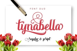 Tynabella: A Modern Script Font for Creative Makers
